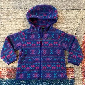 L.L. Bean hooded fleece jacket 3T